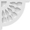 Ekena Millwork Classic Wagon Wheel Architectural Grade PVC Corbel, 1 7/8"W X 18"D X 18"H CORP01X18X18CW - alternate 2